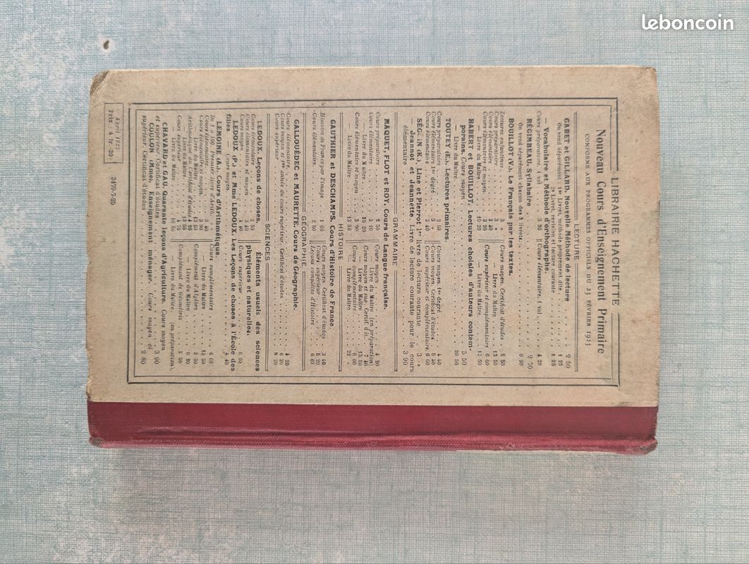 Livre de cours de langue française par Maquet, Flot et Roy publié chez Librairie en 1925Hachette - très bon état (image 6)
