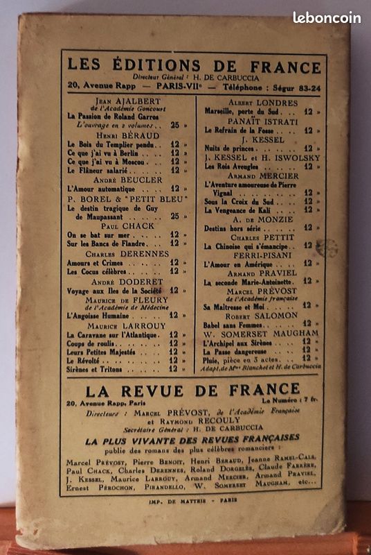 La Gloire Des Ailes - L'aviation De Clément Ader À Costes Louis Blériot Et Edouard Ramond :1927 (image 3)