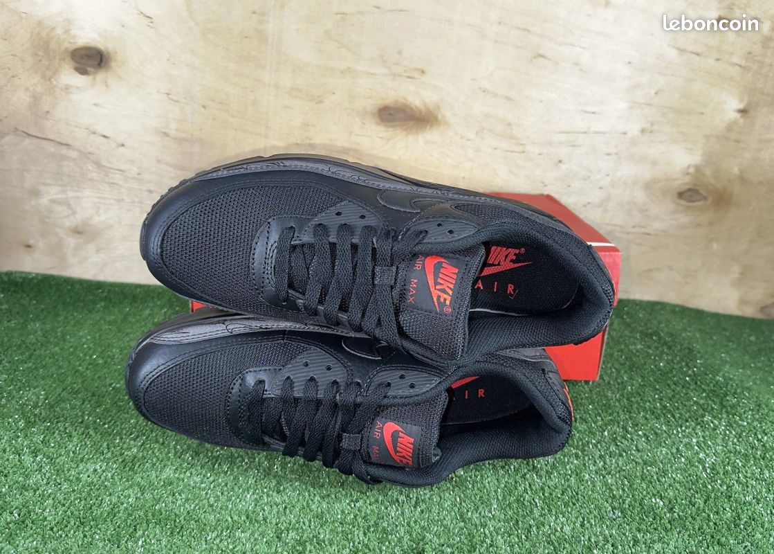 Air Max 90 Black Ninja Nike Air Max 90 Nior Taille 43 Chaussures