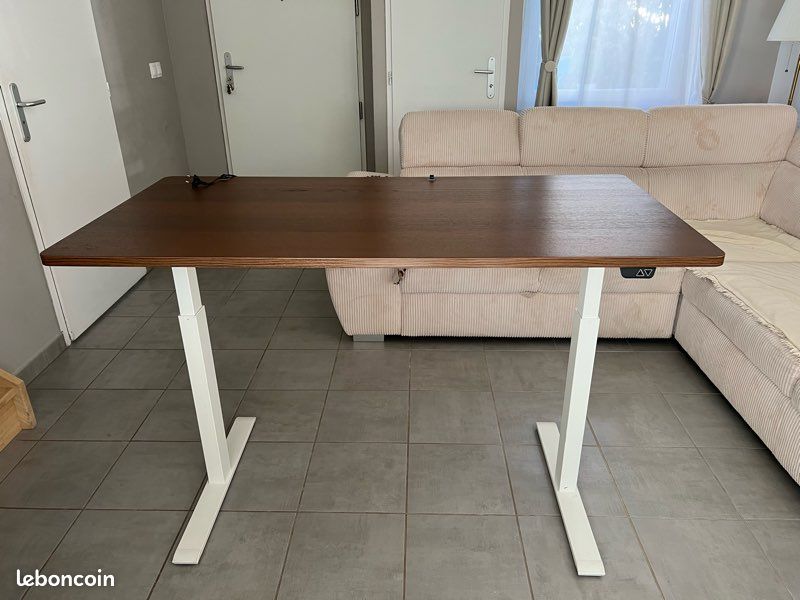 Bureau assis/debout, électrique, 140x70 cm (image 1)