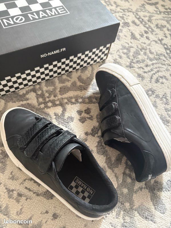 Arcade Straps Baskets Noires Scratch Femme No Name Noire Femme