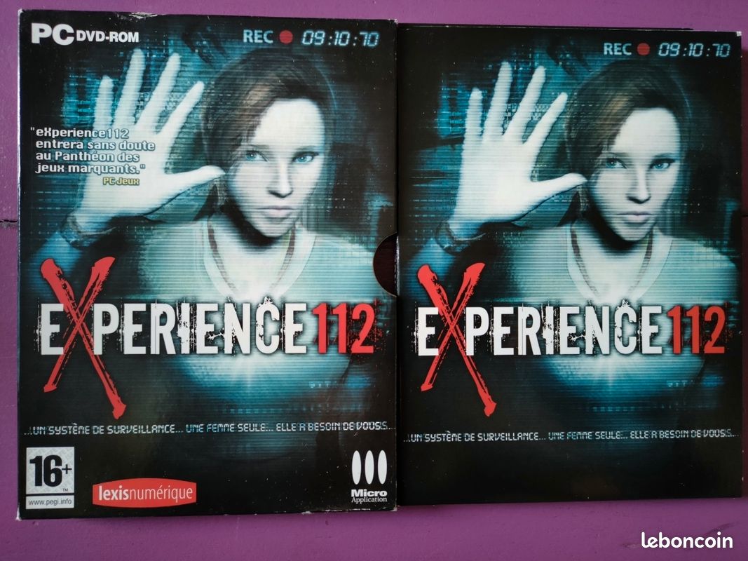 Lot De 3 Jeux D'aventure PC : Experience 112, Syberia 1 Et Syberia 2 - Bon état