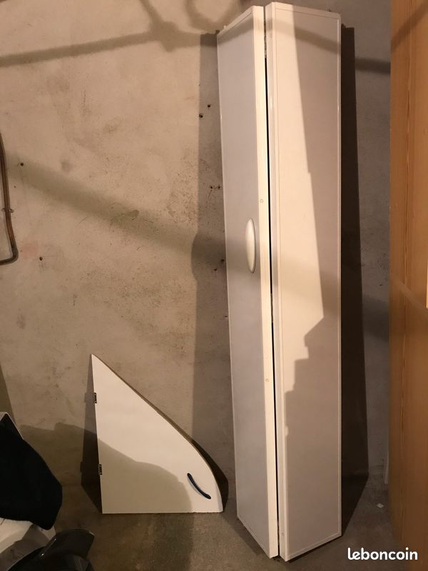 Porte de placard métallique pliante en deux KAZED Leroy Merlin (image 1)