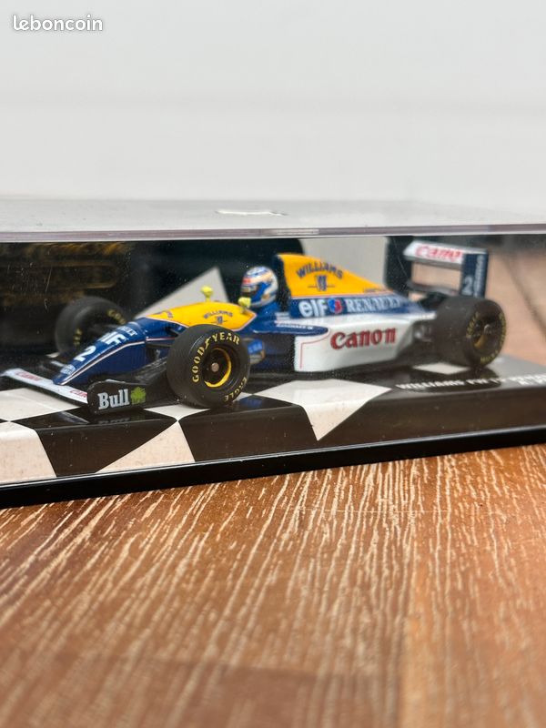 MINICHAMPS AYRTON SENNA Et Mansell Williams Renault FW14 British GP
