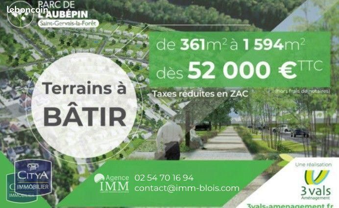Terrain Saint Gervais La Foret · à Saint-Gervais-la-Forêt · 158 950 €