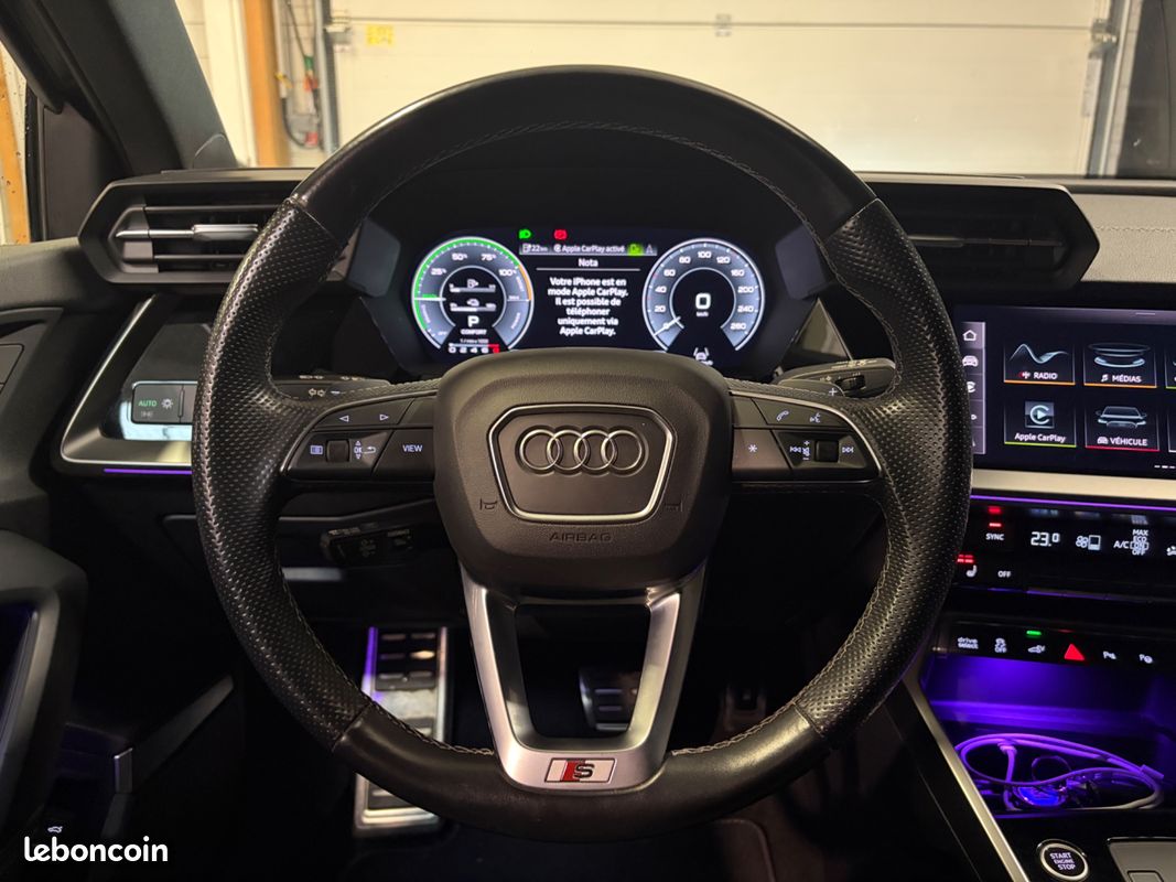 Audi a3 sportback 1.4 40 tfsie 204ch phev s-line bva/entretien audi/ matrix led/ sieges chauffants/ b&o (image 8)