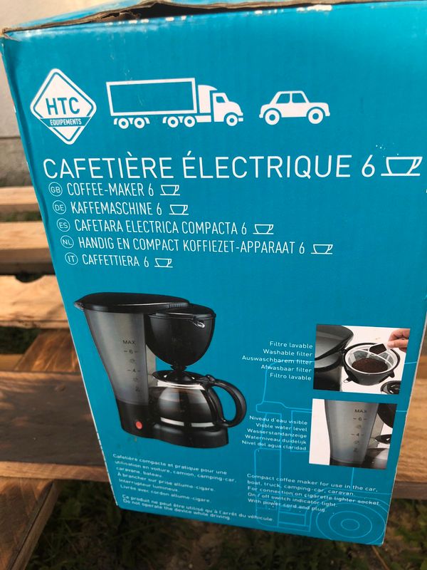 Cafetière 12V - Équipement caravaning