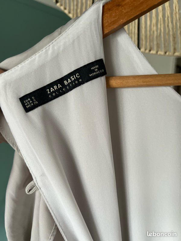 Combinaison (une-pièce) ZARA Noir Et Blanc Taille S - Jambes Larges - Neuf Avec étiquettes