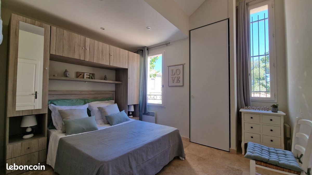 Villa meublée 80m² - 2 chambres + bureau - Jardin - Octobre à avril (image 6)