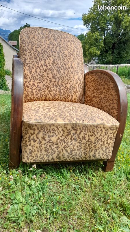 Fauteuil relax Art déco (image 1)