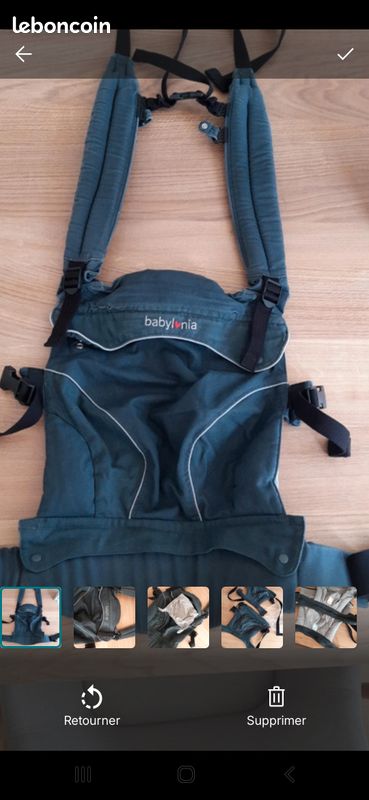 Porte-bébé Flexia Babylonia gris évolutif (image 2)