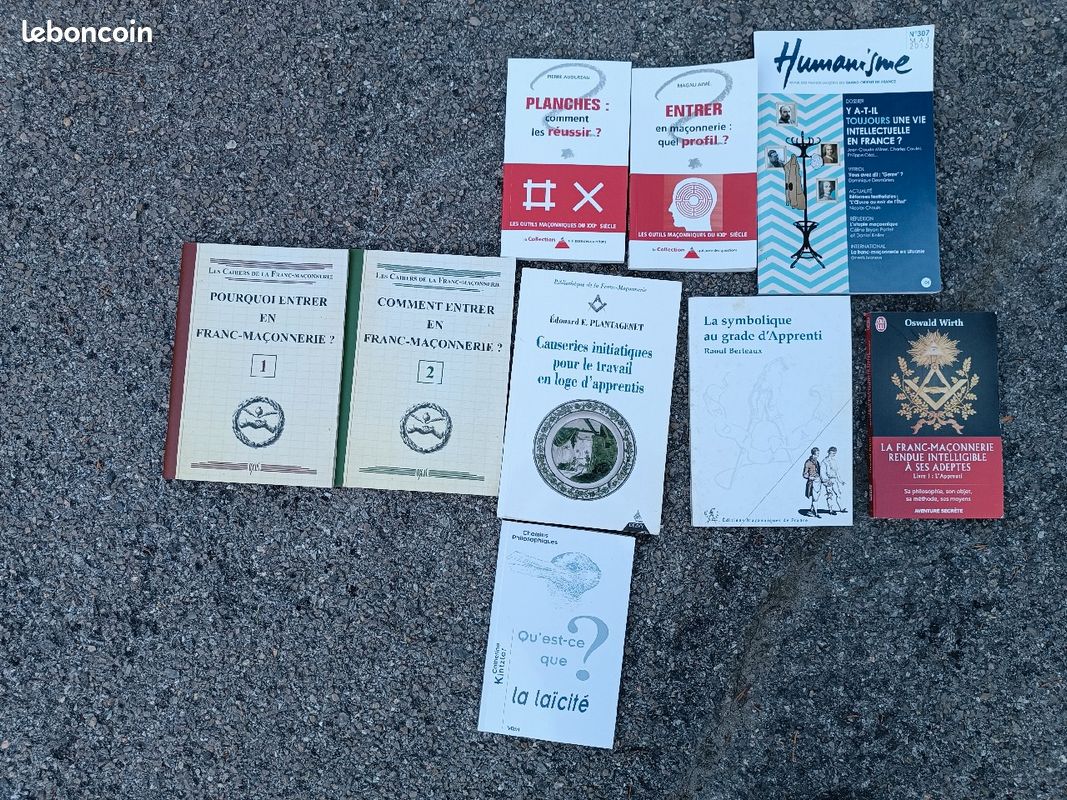 Franc maçonnerie . Divers livres (image 3)