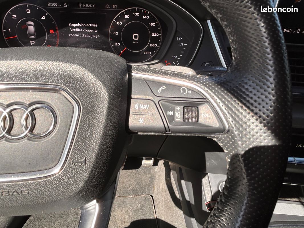 Audi q5 3.0 v6 tdi 286ch tiptronic 8 quattro s line - attelage élèctrique - carplay (image 30)