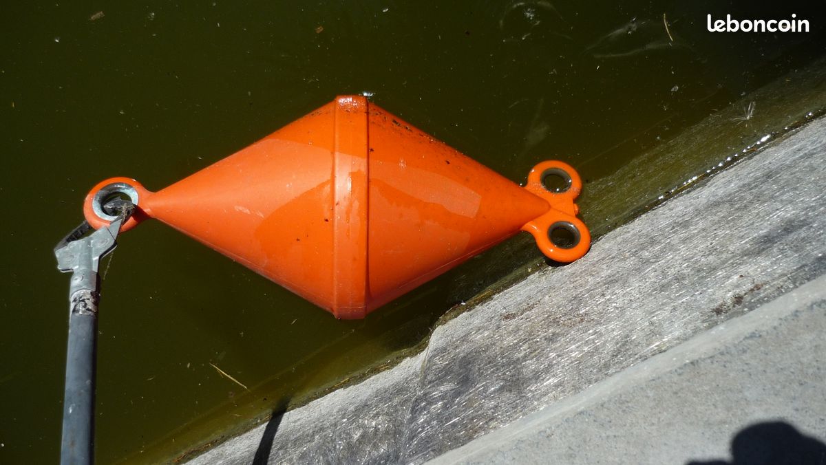 Bouée Biconique Orange 27x60cm - Signalisation Maritime Et Sécurité Nautique