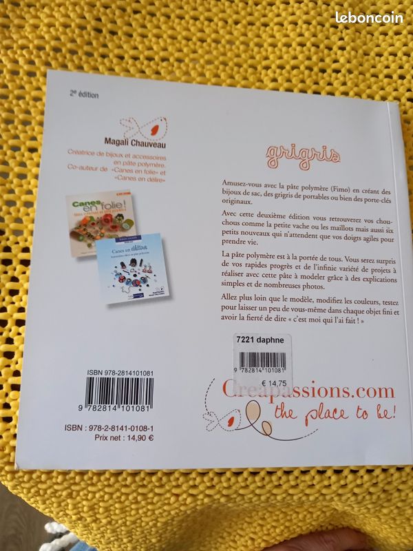 Livre "Grigris en pâte polymere" de Magali Chauveau (image 2)