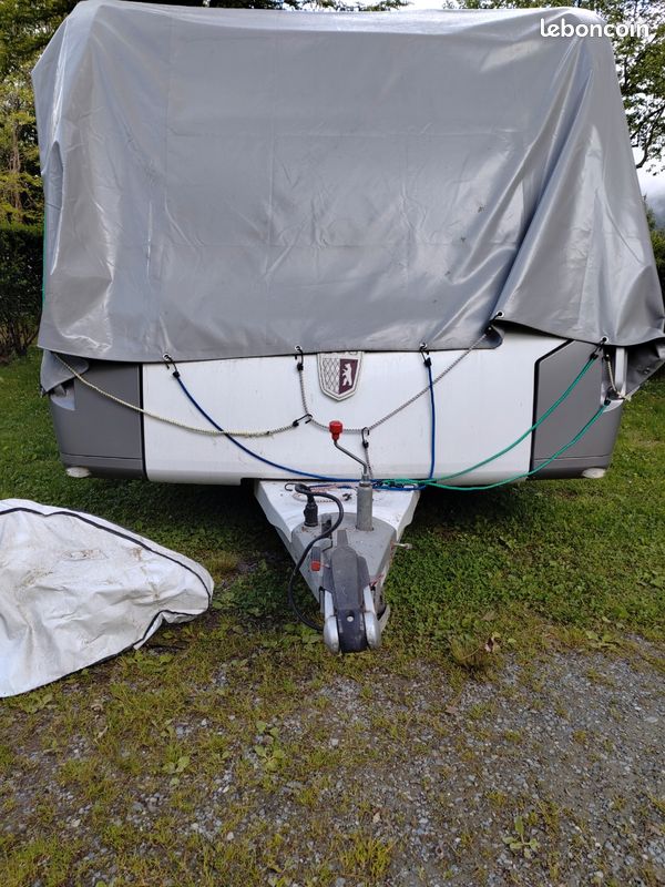 Caravane Tabbert Puccini avec hangar de stockage 5 m x 8 m en pvc (image 6)