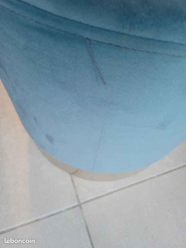 Pouff bleu (image 7)