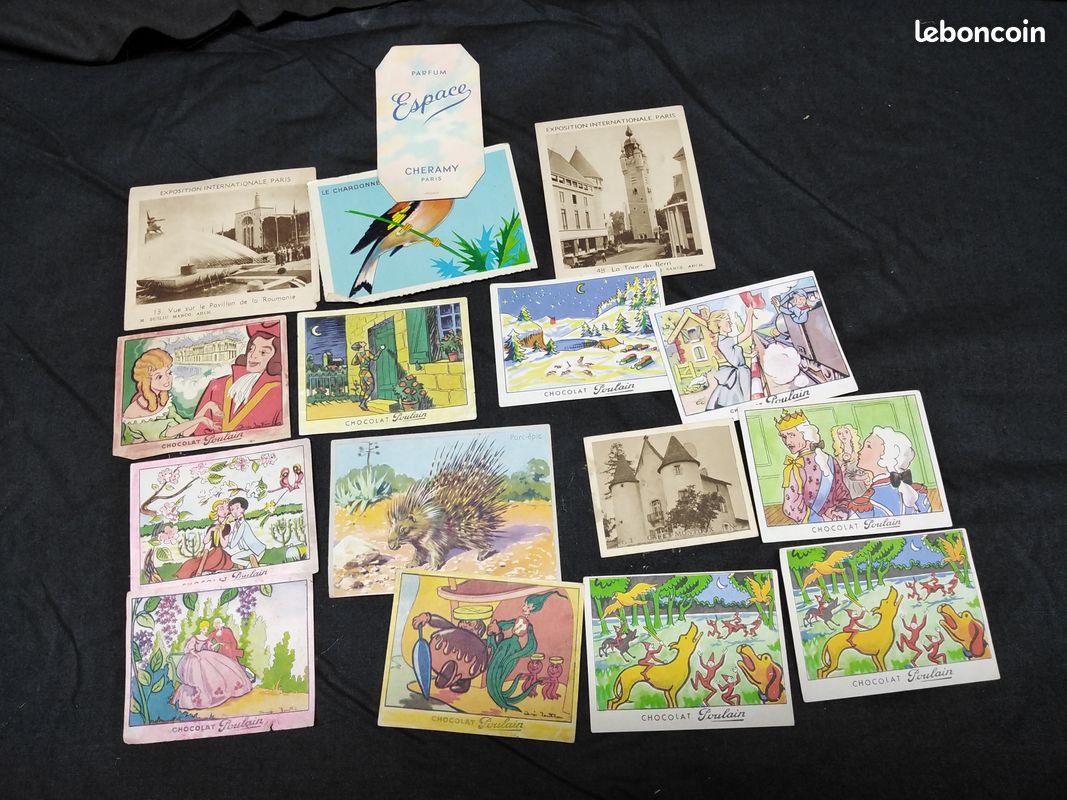 Lot image chocolat Poulain année 1960 (image 1)