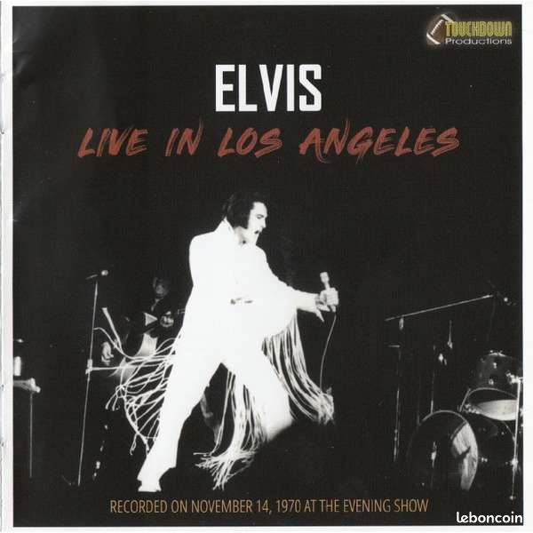 Elvis presley live in los angeles cd 14/11/70 evening show (image 1)