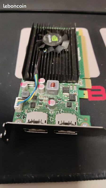 Carte Graphique Pci-E Double Tête 512MB Nvidia Quadro NVS300 Profil Bas DMS- 59