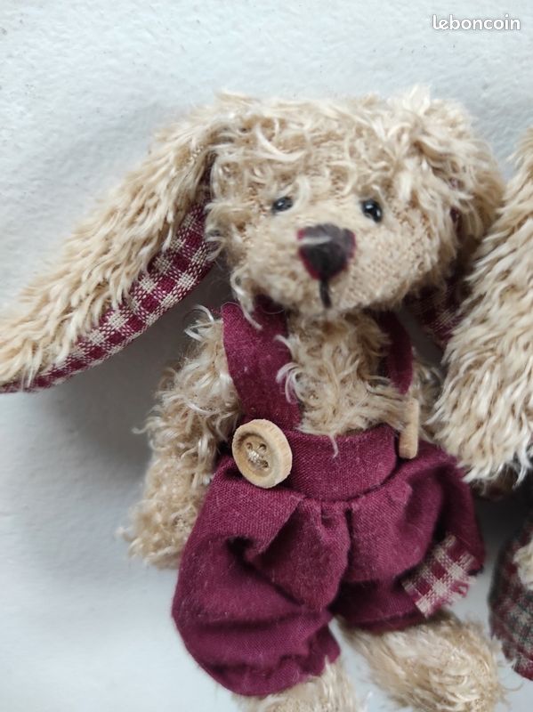 Peluches cadeaux pour Noël : 3 petits lapins (image 9)