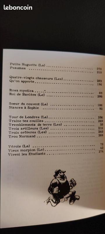 Livre de collection - Le Bréviaire du Carabin (Chansons de salle de garde) (image 6)