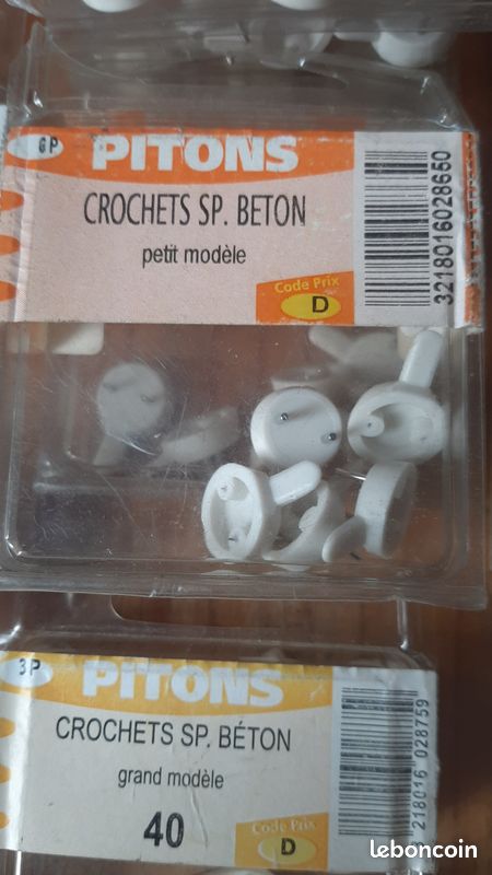 Boites ou sachets pitons crochets divers (image 6)