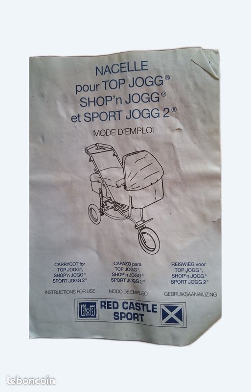 Poussette tout terrain sport - RedCastle Top Jogg 2003 + Nacelle (image 1)