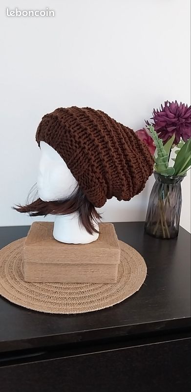 Joli bonnet slouchy marron (image 2)
