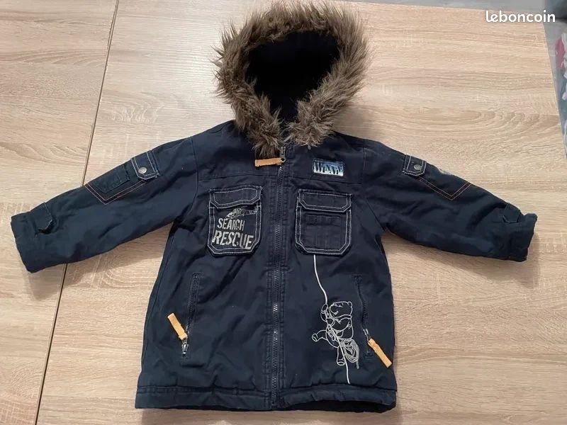 Manteau 3 ans Winnie l'ourson (image 1)