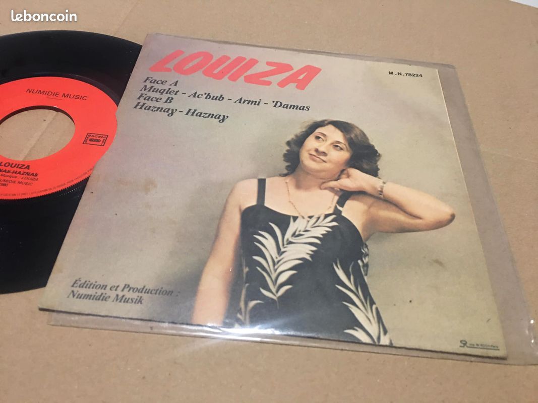LOUIZA – Muqlet Muqlet / Haznagh Haznagh (45T Vinyle) KABYLE (image 4)