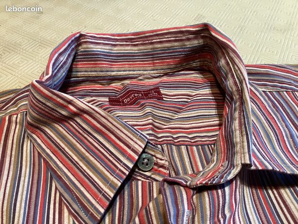Soldes Chemisette rayée en coton Multicolore JagVi Rive Gauche à -40