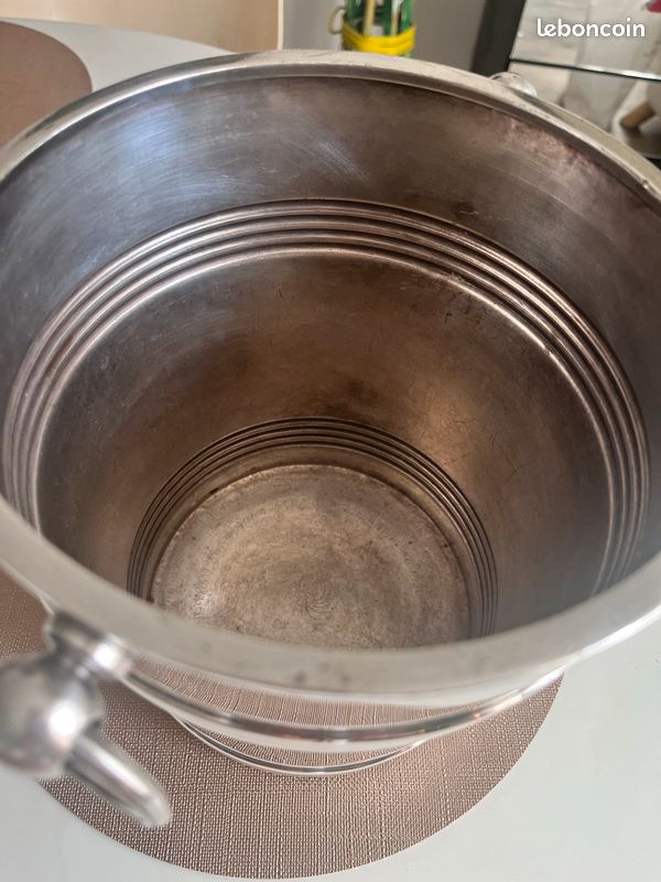 Seau à champagne en métal argenté - MALMAISON Argent - Christofle