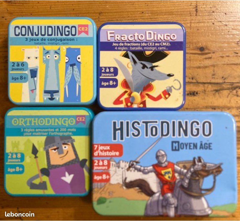 Lot Jeux pour apprendre conjudingo fractodingo etc (image 1)