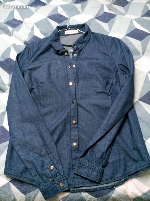 Petite chemise en jeans (image 1)