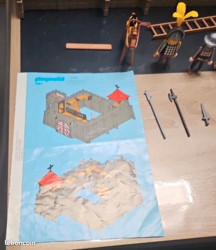 PLAYMOBIL 3666 GIROUETTE et son support pour château moyen âge médiéval