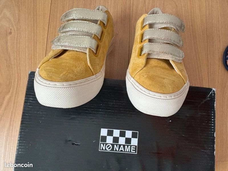 Chaussure No Name Scratch Jaune Basket No Name Chaussures