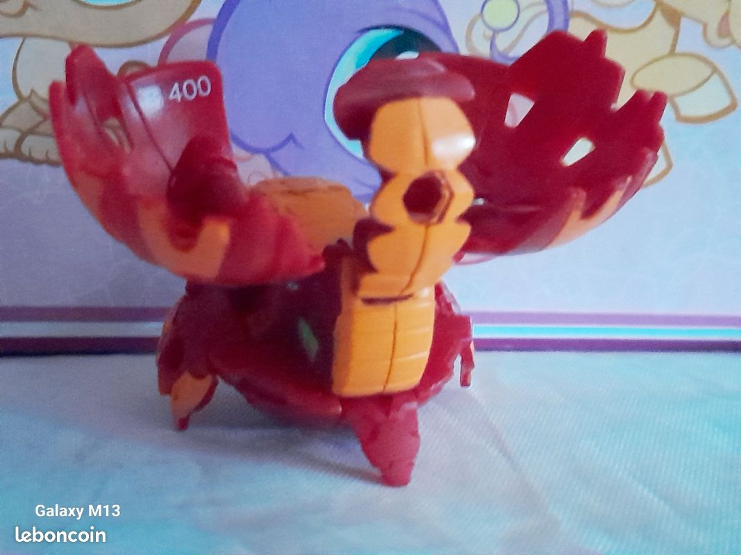 Petite Bakugan rouge orange et vert (image 3)