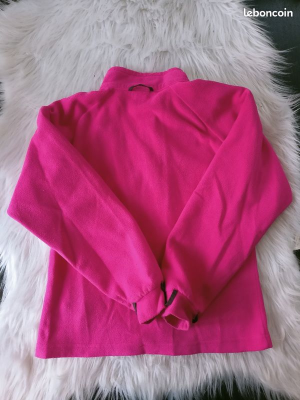 Polaire rose Quechua 10 ans -134/145cm N*0685 (image 3)
