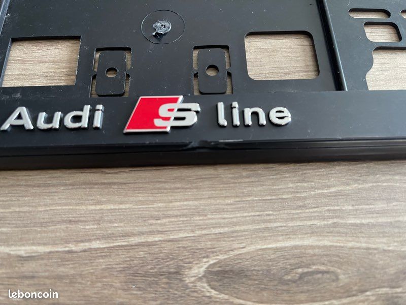 2x Supports de plaque Audi S-Line (image 2)