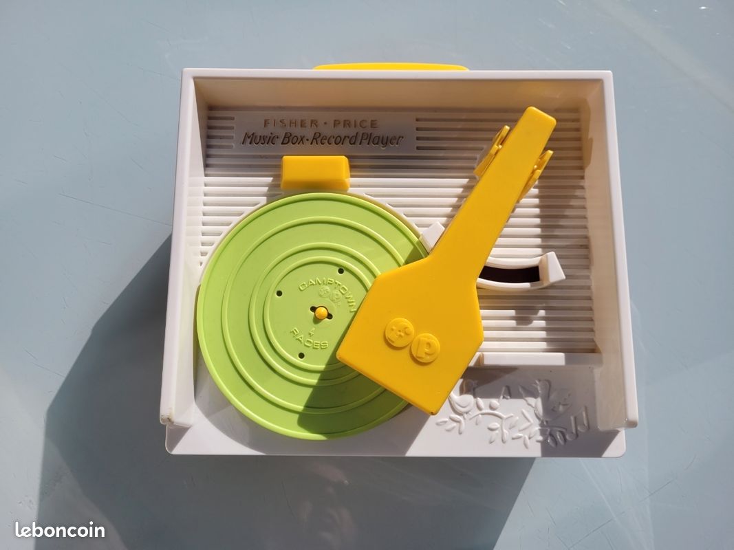 Fisher Price Classiques 1697 Boîte à musique Tourne-disque jouet musical pour Fisher Price Classiques 1697 Boîte à musique Tourne-disque jouet musical pour