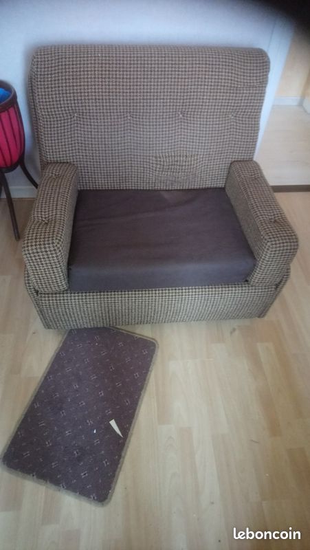 Fauteuil convertible vintage Ducal (image 1)