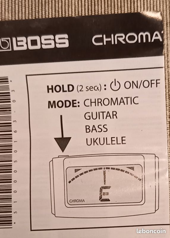Accordeur Boss TU-01 (image 3)