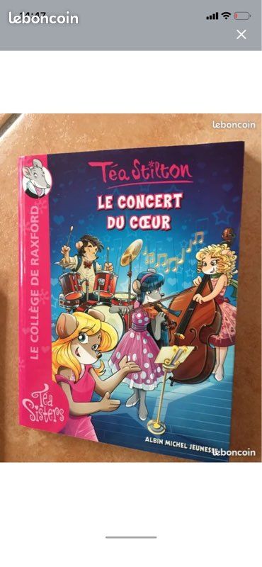 Tea Stilton 4 livres Le concert de coeur Passion styliste Le journal intime de Colette Un projet top secret (image 3)