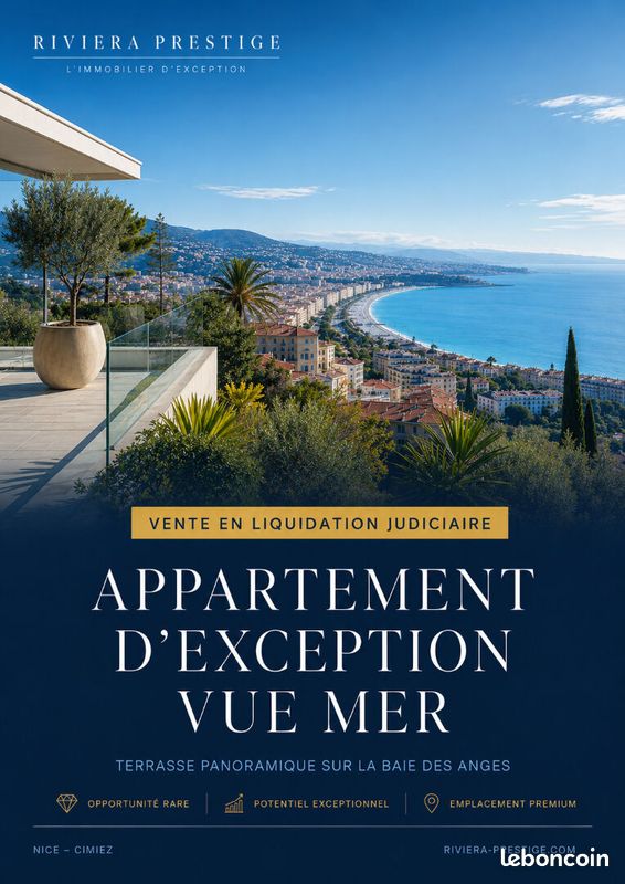 Appartement 3 pièces 44 m² · à Nice · 44 m² · 240 000 €