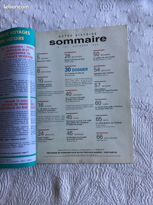 Revues 2 actualité religieuse + Notre histoire (image 7)
