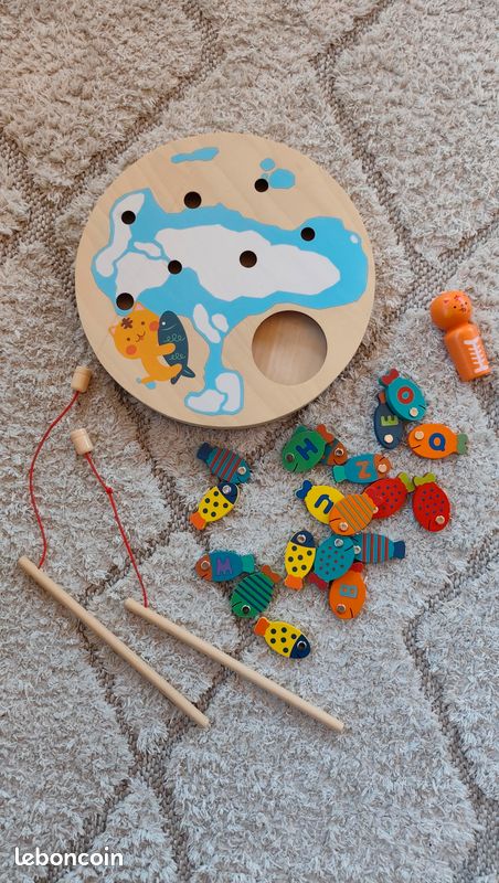 Jeu magnétique de pêche aux poissons pour enfants (image 3)