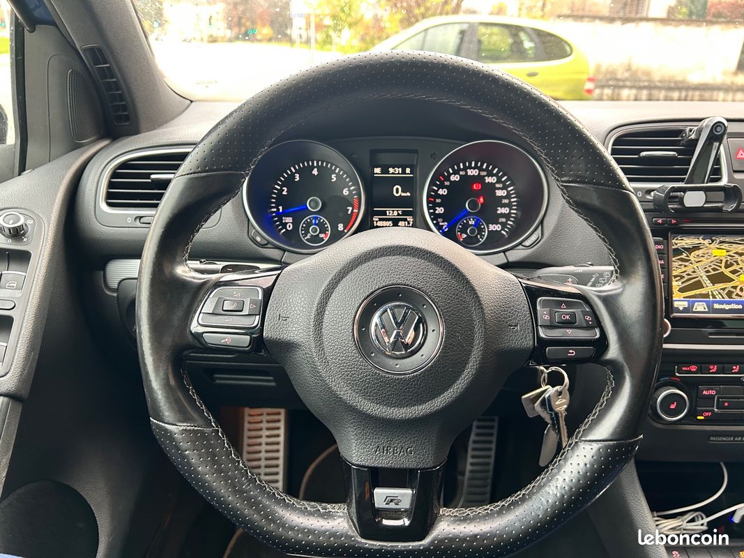 Volkswagen golf 6 r-line-2.0 tsi 270ch-bva-ligne inox-garantie 6 mois (image 9)