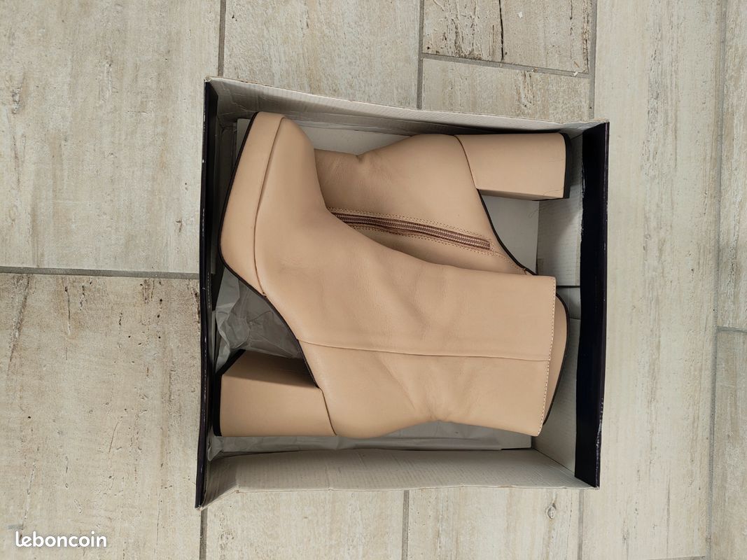 Bottines off white creme (image 6)