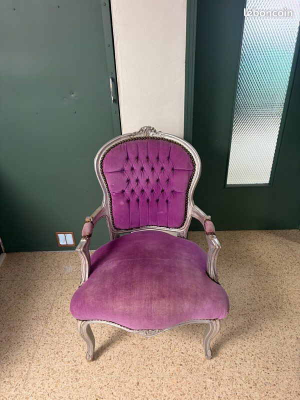 Fauteuil de style baroque / Louis XV (image 2)
